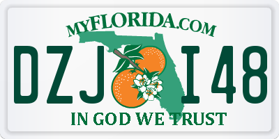 FL license plate DZJI48
