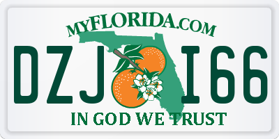 FL license plate DZJI66