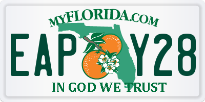 FL license plate EAPY28