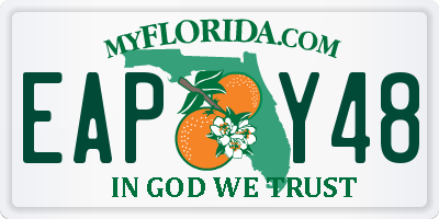 FL license plate EAPY48