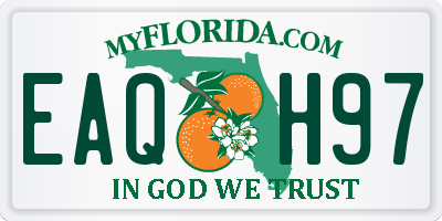 FL license plate EAQH97