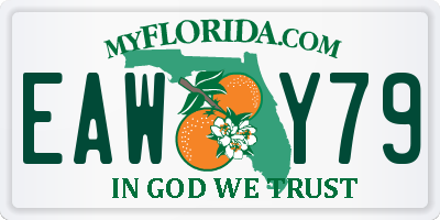 FL license plate EAWY79