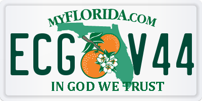FL license plate ECGV44