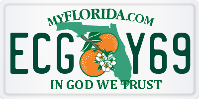 FL license plate ECGY69