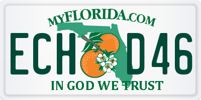 FL license plate ECHD46