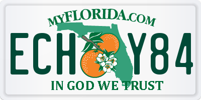 FL license plate ECHY84