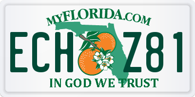 FL license plate ECHZ81