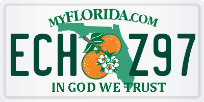 FL license plate ECHZ97