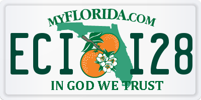 FL license plate ECII28