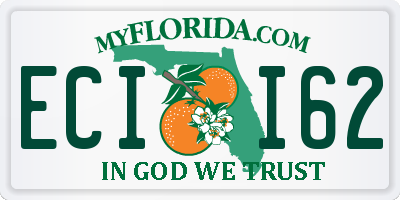 FL license plate ECII62