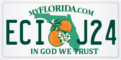 FL license plate ECIJ24