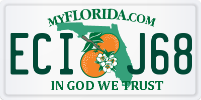FL license plate ECIJ68