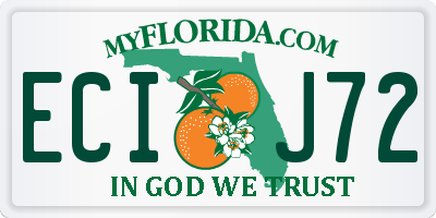 FL license plate ECIJ72