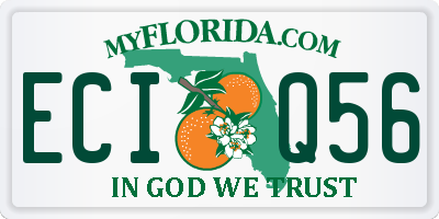 FL license plate ECIQ56