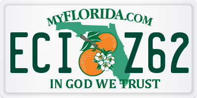 FL license plate ECIZ62