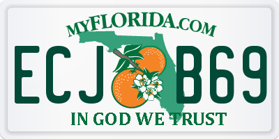 FL license plate ECJB69