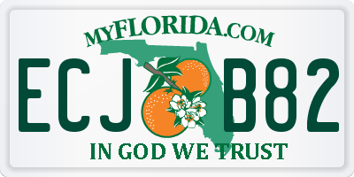 FL license plate ECJB82