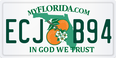 FL license plate ECJB94