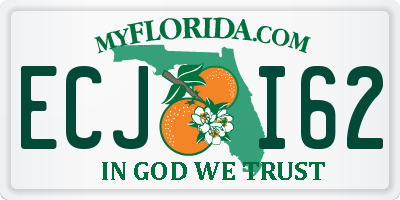 FL license plate ECJI62