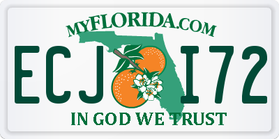 FL license plate ECJI72