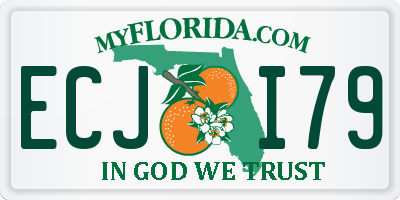 FL license plate ECJI79