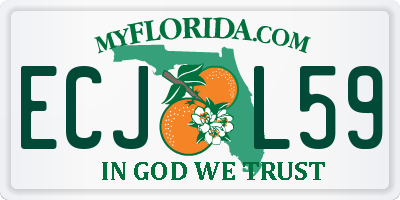 FL license plate ECJL59
