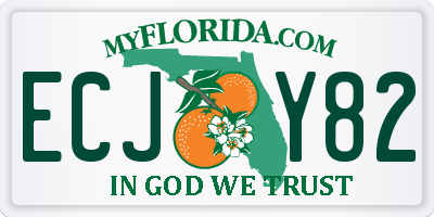 FL license plate ECJY82