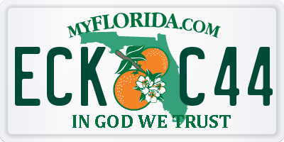 FL license plate ECKC44
