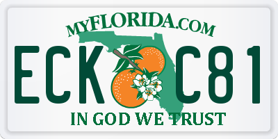 FL license plate ECKC81