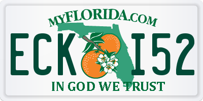 FL license plate ECKI52