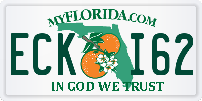 FL license plate ECKI62