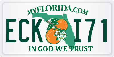 FL license plate ECKI71