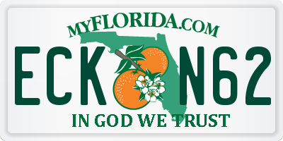 FL license plate ECKN62