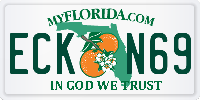 FL license plate ECKN69