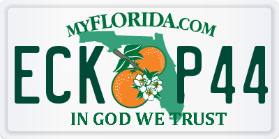 FL license plate ECKP44
