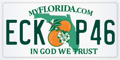 FL license plate ECKP46