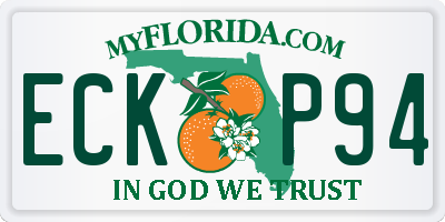 FL license plate ECKP94