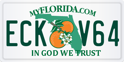 FL license plate ECKV64