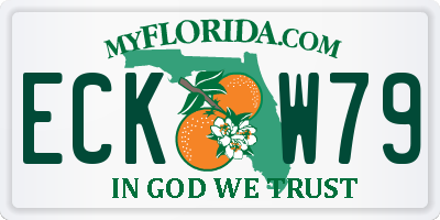 FL license plate ECKW79