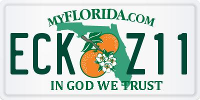 FL license plate ECKZ11