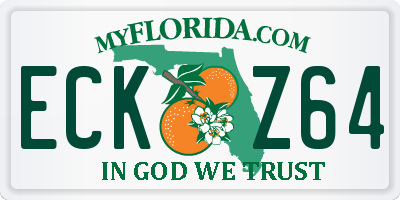 FL license plate ECKZ64