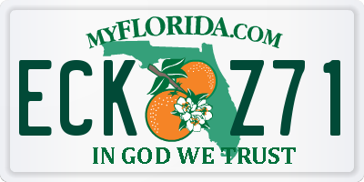 FL license plate ECKZ71