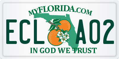 FL license plate ECLA02