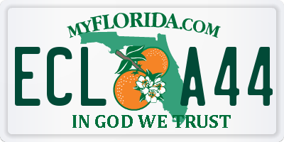 FL license plate ECLA44