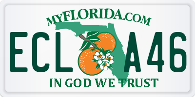 FL license plate ECLA46