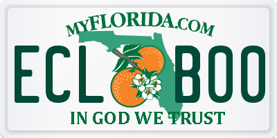 FL license plate ECLB00