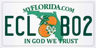 FL license plate ECLB02