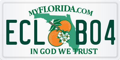 FL license plate ECLB04