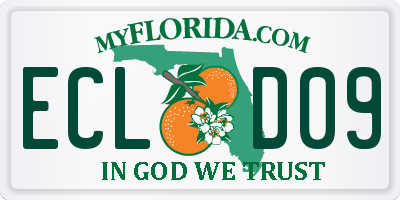 FL license plate ECLD09