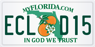 FL license plate ECLD15